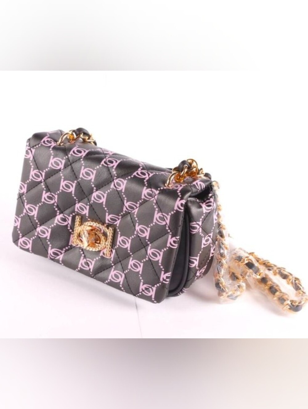 Bebe Quilted Chain Crossbody Bag (FINAL PRICE)